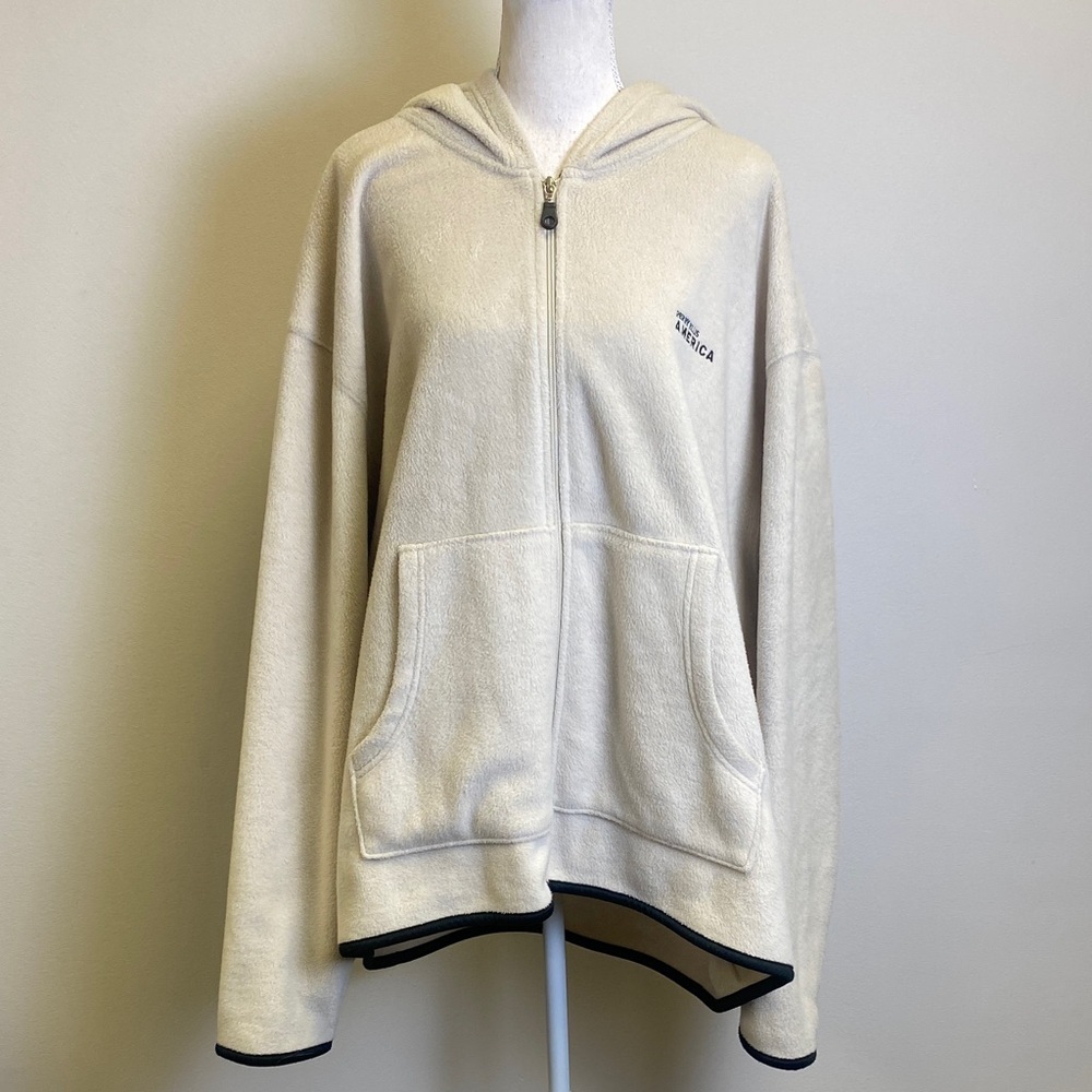 RVCA Cream Fleece Jacket